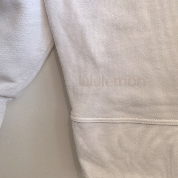 BNWT lululemon Perfectly Oversized Crew size 8 in White - Picture 4 of 4